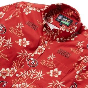 San Francisco 49ers Reyn Spooner NFL Men's Large Button Up Hawaiian Shirt - New